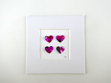 Load image into Gallery viewer, 4 Little Pink Hearts
