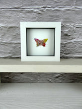 Load image into Gallery viewer, Mottled pink framed butterfly (B7)