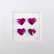 Load image into Gallery viewer, 4 Little Pink Hearts