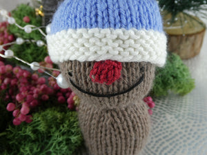 Cute knitted Christmas decoration