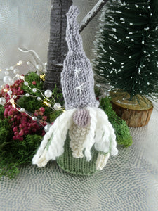 Knitted Christmas Gnome decoration