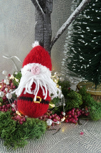 Knitted Christmas Santa decoration