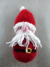 Load image into Gallery viewer, Knitted Christmas Santa decoration
