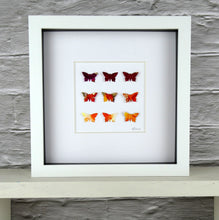 Load image into Gallery viewer, 9 Orange and Gold Butterflies