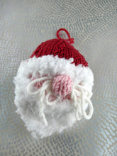 Load image into Gallery viewer, Knitted Santa Christmas tree decoration