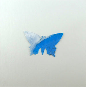 One blue butterfly (B14)