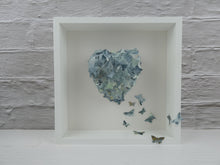 Load image into Gallery viewer, Watercolour Butterfly collage in Grey