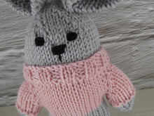Load image into Gallery viewer, Small teddy in pink jumper.