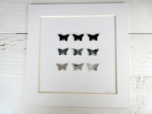 9 Black Butterflies