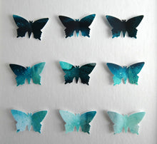 Load image into Gallery viewer, 9 Emerald Butterflies