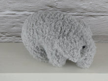 Load image into Gallery viewer, Knitted grey elephant