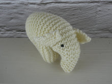 Load image into Gallery viewer, Knitted White elephant